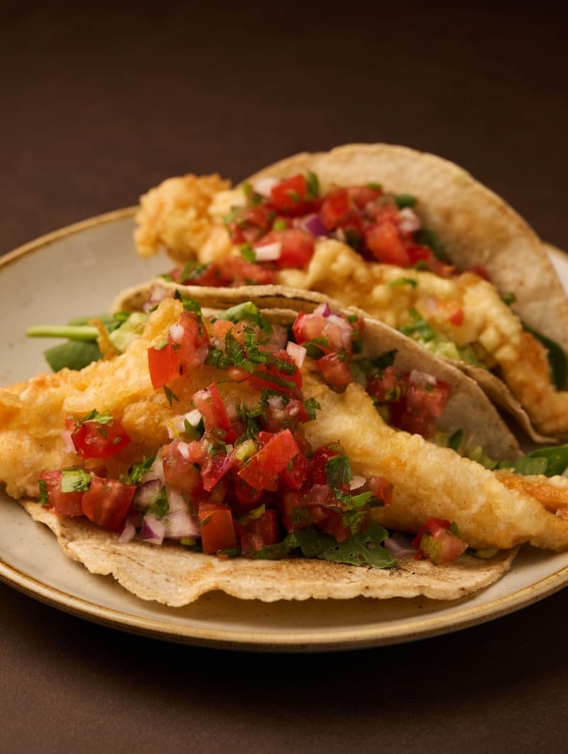 Crispy Salmon Tacos